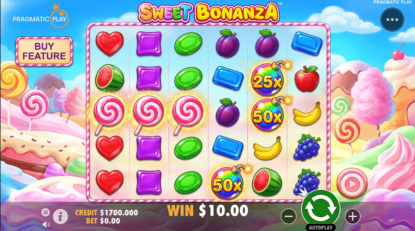 Sweet Bonanza multipliers