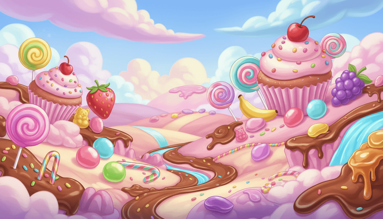 Sweet Bonanza candy landscape